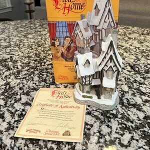 David Winter Cottages Christmas 1991 Fred’s House SIGNED!